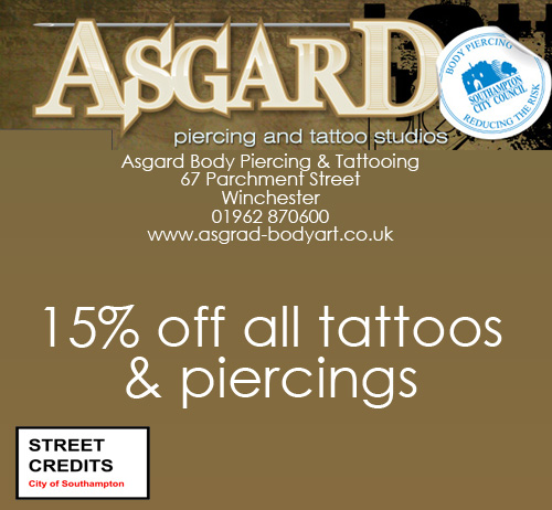 Asgard Tattoo and Piercings Offer